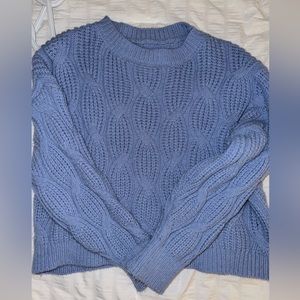 Baby blue knit sweater